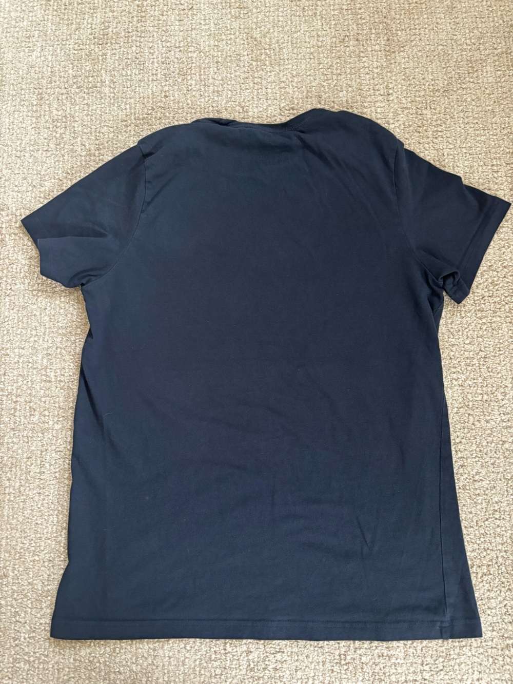 Tommy Hilfiger Navy Logo T-Shirt Men’s Small Classic Cotton Crew Neck - Picture 3 of 3